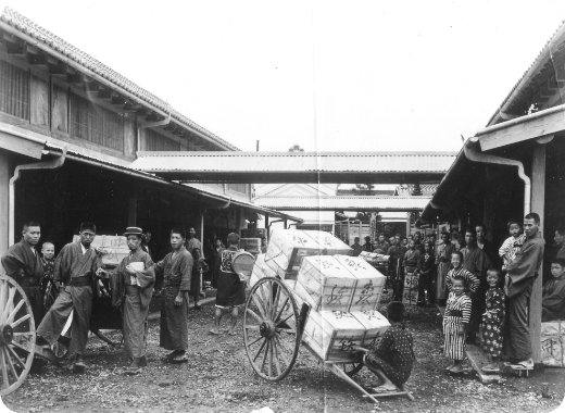 幕末から明治時代初めごろまでの国内屈指の織物の集散地 イメージ